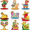 Namalu 18 Pcs Fiesta Party Decorations Mexican Table Centerpiece Cinco De Mayo Table Decorations Mexican Centerpieces for Tables Taco Fiesta Birthday Party Supplies