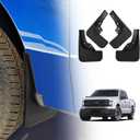 BestEvMod for F-150 Lightning Mud Flaps Splash Guards (Set of 4) with Hardware Accessories Fender Dirt Protection No Need to Drill Holes Compatible with 2021-2025 Ford F150 Lightning Accessories