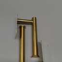 Toilet Paper Holder - Self Adhesive Toilet Paper Holder Wall Mount for Bathroom, SUS 304 Stainless Steel Command Strip Toilet Paper Roll Holder Stick On Wall, No Drilling - Brushed Gold, 2pcs