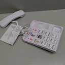 Big Button Phone for Seniors,10 One-Touch Dialing Corded Landline Telephone