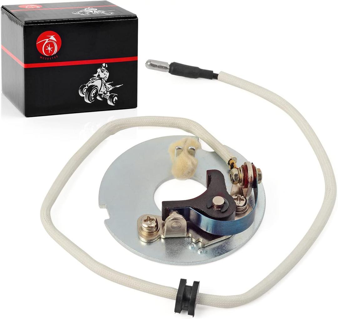 Points Plate Assembly Compatible with Honda ATC90 CT90 S90 CM91 SL90 ST90 CB100 CL100 SL100 CB125 CL125 SL125 XL250 30200-107-014 30200-028-013 30200-028-004