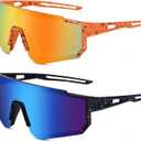 Kids Baseball Sunglasses - Youth Baseball Sunglasses for Boys Girls - Sports Softball Shades Age 4-10