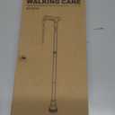 REHAND Walking Cane - Foldable, Adjustable, Collapsible Walking Canes for Men & Women, Heavy Duty All Terrain Tip, with Travel Bag | Walking Sticks for Seniors & Adults (Natural Black)