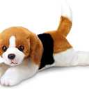 Bearington Lil' Hunter Beagle Stuffed Animal - 8" Soft and Fluffy Beagle Plush Toy - Lifelike Stuffed Beagles - Adorable Puppy Dog Plushies - Gift for Kids, Babies, and Animal Lovers