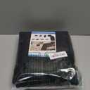 Car Seat Protector, Carseat Seat Protectors with Thick Padding and Upgraded Non-Slip Backing, Waterproof Seat Protector Under Baby Car Seat, 600D Fabric Car Seat Covers with Storage Pockets for Baby (Black-1 pcs)