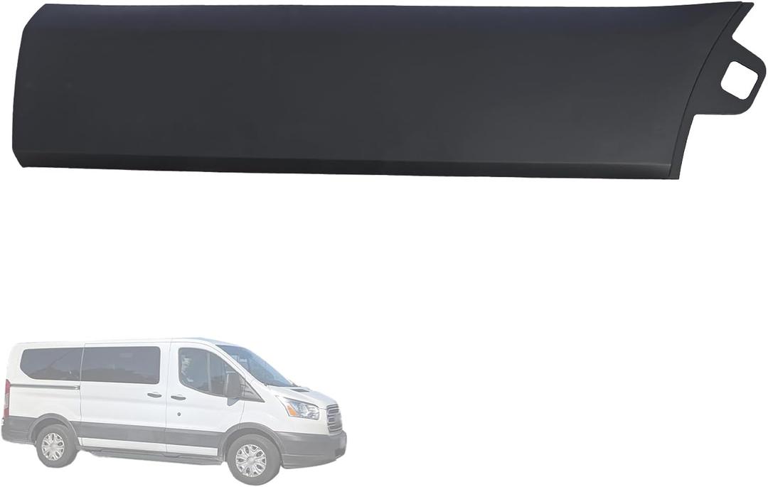 Front Right Sliding Door Lower Molding Trim Compatible with Ford Transit-150/Transit-250/Transit-350/Transit-350 HD 2015-2019 Replace BK3Z-6120938-AB Door Trim Molding Cover Passenger Side