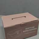 Baby Wipe Warmer, Innovative Spring Design, Large Capacity Wipes Dispenser and Diaper Wipe Warmer with Night Light, Fast and Even Heating, Temperature Display, 3 Modes of Temperature Heating Control