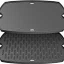 Safbbcue 7583 21.5" Cast Iron Griddle for Weber Q2200 Q2000 Q2400 Q200 Q220 Q240 Series Gas Grill Griddle Plate fits Weber 53060001 54060001 54060301 567798 592001 Grill Replaces Grate 7645