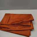 sancua Fall Round Tablecloth - 60 Inch Burnt Orange - Water Resistant Spill Proof Washable Polyester Thanksgiving Table Cloth Decorative Fabric Table Cover for Dining Buffet Parties and Camping, Rust