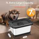 Decflow 10L Stainless Steel Dog Water Bowl Filter, 5PCS Replacement Filters for 7L/1.8Gal /10L/2.6Gal Square Dog Water Bowl