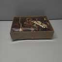 Christmas Ornaments Set, 38Pcs Brown Velvet Christmas Ornaments for Xmas Tree Decorations Shatterproof Hanging Flocked Balls Assorted for Indoor Home Party Holiday Decor Gifts