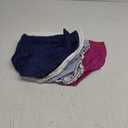 Fruit of the Loom Women's Eversoft Cotton Underwear Multipacks, Tag Free & Breathable, (5, Hi Cut - Navy/White/Pink)