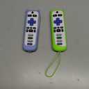 (Pack of 2) ONEBOM Replacement Remote for Roku TV with Soft Protective Silicone Cover(Glow in The Dark), Universal Remote for TCL/Hisense/Sharp/Onn/Element/Philips Roku Smart TV