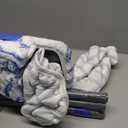 MASTERTOP Microfibre Flat Mop, Extended Wet Dry Large Floor Mop with 5 Reusable Pads & Telescopic Handle, Dust Mops for Laminate Wooden Hard Floor Vinyl Tile Floors Cleaning - Send 1 Cleaning Scraper (15.7"*7.8", Gray)