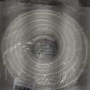 3/8" ID x 50 Ft High Pressure Braided Clear PVC Vinyl Tubing Flexible Vinyl Tube, Heavy Duty Reinforced Hose Tubing, BPA Free and Non Toxic