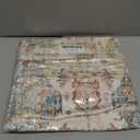 BUAEL Boho Floral Throw Pillow Covers 20x20 inch Set of 2,Beige Boho Rug Geometric Floral Pattern Decor Double Sided Pattern Cushion Cover Soft Pillow Case Living Sofa Room Bed Square Pillow Cover