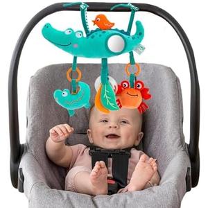 Pau1Hami1ton Baby Stroller Arch Toys, Car Seat Toys,Bouncer Toy Bar/Mobile for Bassinet,Adjustable Baby Hanging Toys Fit for Crib Bed,Stroller,Car Seat.S-19(Crocodile)