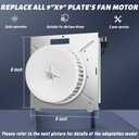 Upgrade 8664RP 8663RP for Nutone 8664RP/8663RP B Unit Bathroom Fan Motor - Fit for Nutone 6445RP, 671R, 672R, 8673RP, 763RL, 769RL, 750 - Replace for Broan Exhaust Fan Motor - 100CFM, 3.5 Sones