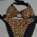 Women Halter Bikini Set - Two Piece Triangle Swimsuit Tie Bathing Suit 2025 Cute Swimwear, Small