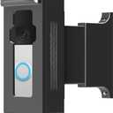 Bracket Mount Compatible with Ring Doorbell, Retractable Extends Doorbell Mount for Brick Wall, Get Better View Black (2-1/163-7/8)