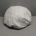 Amazon Basics Hypoallergenic Quilted Mattress Topper Pad, 18 Inches Deep, Twin XL, White