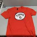 Dr. Seuss Thing 6 Emblem RED T-Shirt Small