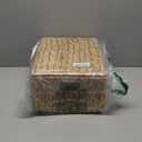 Wicker Storage Baskets with Lid, Set 3 Basket With Lid Decorative Storage Rectangle Wicker Storage Basket Large Rattan Storage Box Hyacinth Baskets