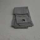 ChrisDowa Blackout Curtains 48 inches Long for Bedroom - 2 Panels Set Grommet Thermal Insulated Room Darkening Curtains for Living Room (Light Grey, 42 x 48 Inch)