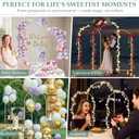 WellSign Wedding Arch Backdrop Stand 6FT, 5FT, 4FT Set of 3 Metal Gold Balloon Arch kit Stand for Ceremony Baby Shower Valentine Engagement Party Event Decoration, Garden Climbing Plant Fram