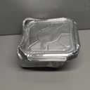 8x8 Aluminum Pans with Lids - 30 Pack Disposable Baking Square Aluminum Foil Pans with Covers - Tin Foil Pans for Air Fryer, Oven, Cooking