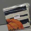 Fall Pumpkin Pillow Cover 18x18 Fall Decor Cushion Cover Autumn Stripe Throw Pillow Cover Thanksgiving Farmhouse Decorative Cushion Cases 18x18 Set of 4 (Dark Tones)