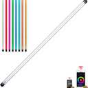 P120 RGB Handheld Photography Light, APP Control 1350 Lumen LED Video Light Wand 360Full Color 12 Lighting Modes CRI95 IP68 Waterproof Built-in Rechargeable Battery 3000k 5750k Colorful Stick