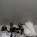 Yisuro Plug in Wall Sconce,Oil Rubbed Bronze Wall Sconces,Retro Rustic Wall Lamps,Sconces Wall Lighting with Amber Glass,Indoor Vintage Bedside Wall Lighting for Living Room Bathroom (1 Pack)