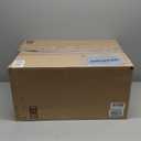 Plant Planters Pots Set of 4 Pack 8 Inch, Plastic Flower Pot For Indoor Plants With Drainage Holes & Trays, Resin Decorative Container Sets With Saucer For House Outdoor Garden Planters Dark Gold