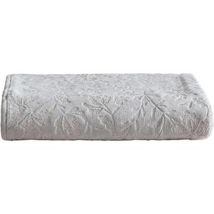 Eddie Bauer - Throw Blanket, Ultra-Soft & Embossed Plush Bedding, Blanket for Couch & Bed (Woodblock Floral Grey, 50" x 70")