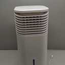 Windowless Portable Air Conditioner, 24.7" Small Evaporative Air Cooler for Room No Window, 3-Speed Settings, 4 Modes, 7H Timer, Remote Control, 4 Ice Packs, Quiet AC Unit for Bedroom