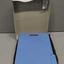 Pendaflex Fastener Folders, 2 Fasteners, Letter Size, Blue, 1/3 Cut Tabs in Left, Right, Center Positions, 50 per Box (22040GW)