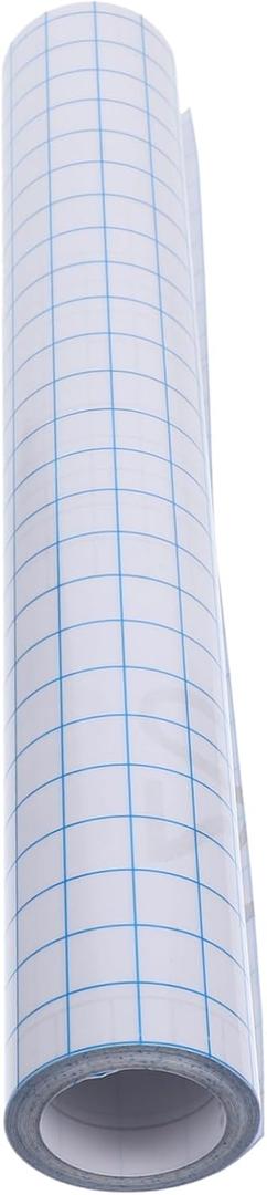 Home Transfer Tapes Adhesive Grid Vinyl Transfer Sticker for Signs Windows Walls (Blue)