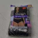 Just My Size by Hanes Women's 5pk Cotton Stretch Underwear - Black/Pink/Gray 10