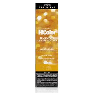 L'Oral Technique HiColor Browns & Blondes Permanent Hair Color - Lifts Dark Hair in One Step Leaving No Brassiness, Rich and Smooth Creme Formula, Intense & Long-Lasting