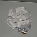 homdiy 12 Pack Brushed Nickel and Gold Cabinet Knobs Silver and Gold Cabinet Knobs Zinc Alloy Dresser Drawer Hardware Kitchen Cupboard Hardware (Single Hole)