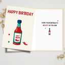 3 x Happy Birthday Card for Husband Wife, Funny Gifts for Boyfriend Girlfriend, Birthday Card for Him Her, Birthday Gift for Friend Bestie