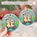 10 x Otter Couple Christmas Ornament 2025 - Love Like No Otter Ceramic Ornament for Christmas Tree, Couple Gifts for Him & Her, Newlyweds, Just Married Keepsake, Ideas