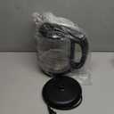 Chefman 1.7 Liter Electric Glass Tea Kettle, Fast Hot Water Boiler, One Touch Operation, Boils 7 Cups, Swivel Base & Cordless Pouring, Auto Shut-Off