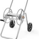 VEVOR Hose Reel Cart, Hold Up to 175 ft of 5/8’’ Hose (Hose Not Included), Garden Water Hose Carts Mobile Tools with Wheels, Heavy Duty Powder-coated Steel Outdoor Planting for Garden, Yard, Lawn