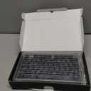 dagaladoo Black Topographic keycaps Double Shot PBT keycaps Shine Through Keyboard Keys Side Printed Key caps Cherry Profile Custom keycap Set for100%, 75%, 65%, 60% US Layout Mechanical Keyboard