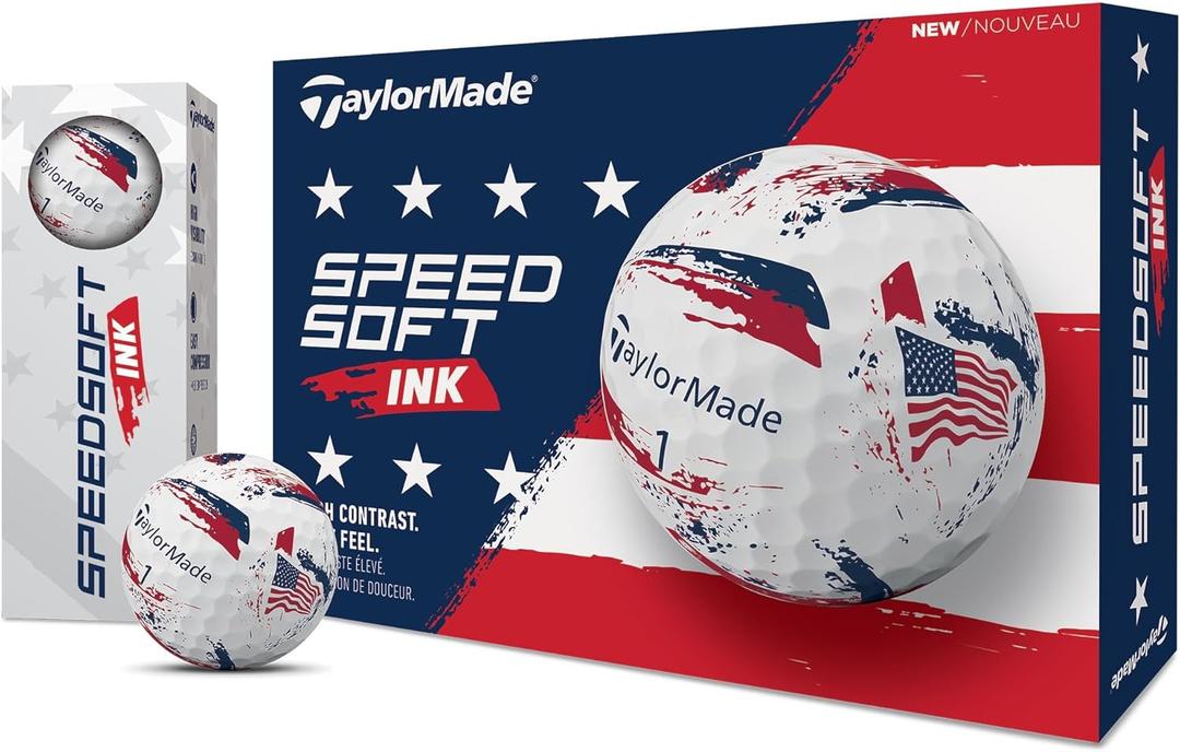 TaylorMade SpeedSoft Golf Balls, Maximum Distance with Ultra-Soft Feel, Perfect for Off The Tee and Around The Green (USA)