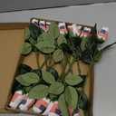 Suhine 12 Pcs 4th of July Rose Flowers Patriotic Table Centerpieces Independence Day Party Decorations Supplies Artificial USA Flag Flowers Gifts for Veterans Election Memorial Day (4th July, Normal)