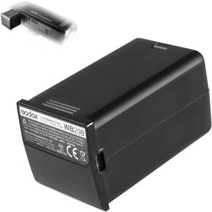 GODOX AD200, AD200Pro, AD200 Pro II Original Battery - WB29B 14.4V/2980mAh/42.9Wh Li-ion Battery Pack, High-Capacity Power Solution for AD300 Pro, AD200, AD200Pro/Pro II Outdoor Flash (Replaces WB29A)