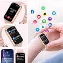 Fitness Tracker, Smart Watch for Women Men with 24/7 Heart Rate/Blood Pressure/Blood Oxygen Monitor,Sleep Tracker,Step & Calorie Counter, IP68 Waterproof Fitness Watches Compatible with Android&iPhone